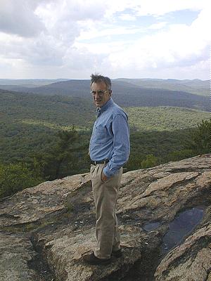 Dad on top of Bear Mountain